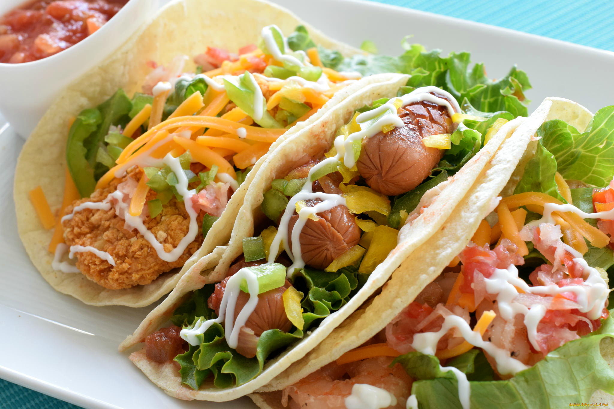 еда, бутерброды, , гамбургеры, , канапе, овощи, тортильяс, тако, закуска, сосиски, соус