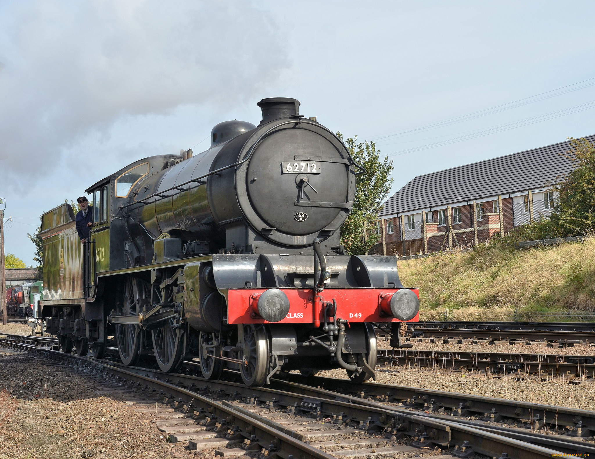 техника, паровозы, железная, дорога, рельсы, паровоз