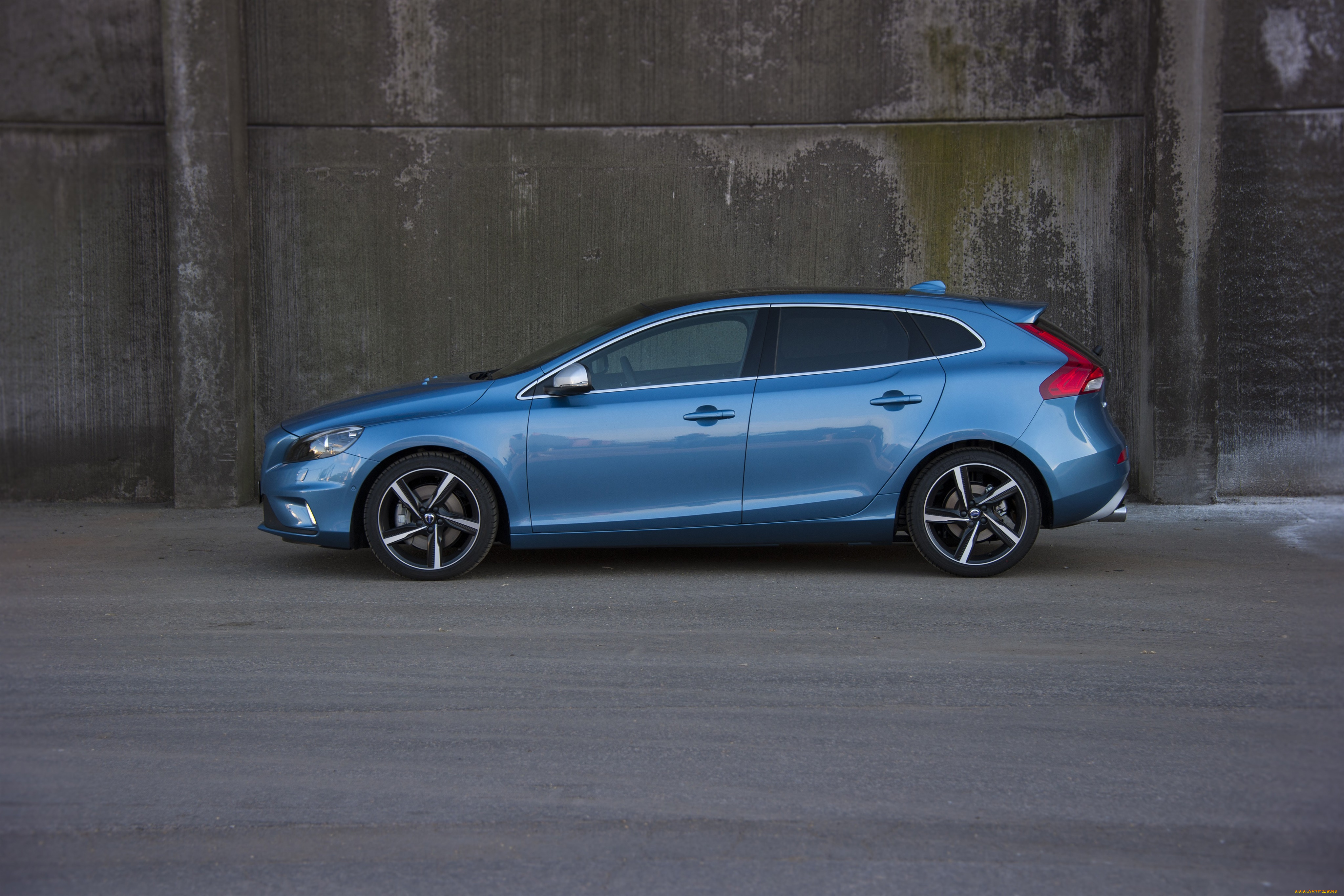 автомобили, volvo, синий, r-design, v40, t3