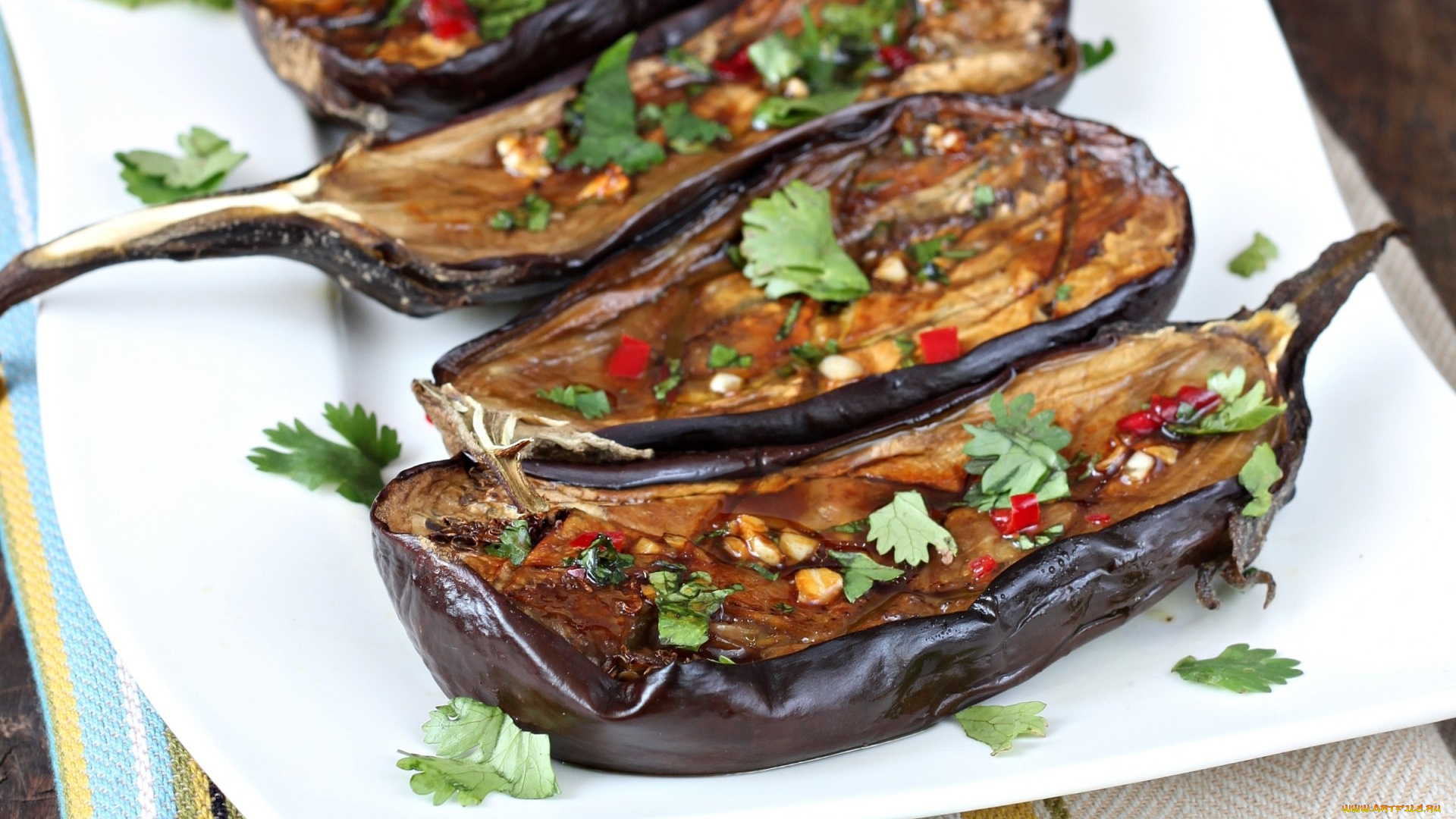 еда, баклажаны