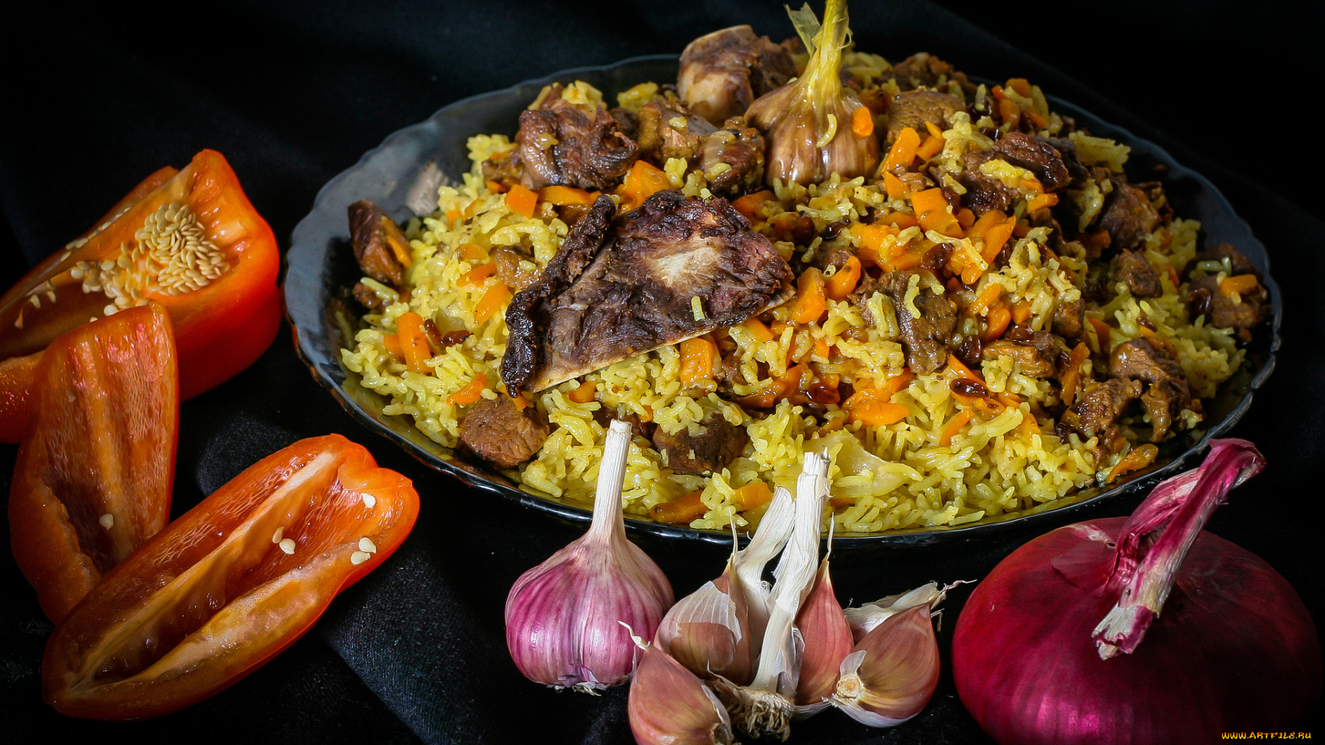 еда, вторые, блюда, плов