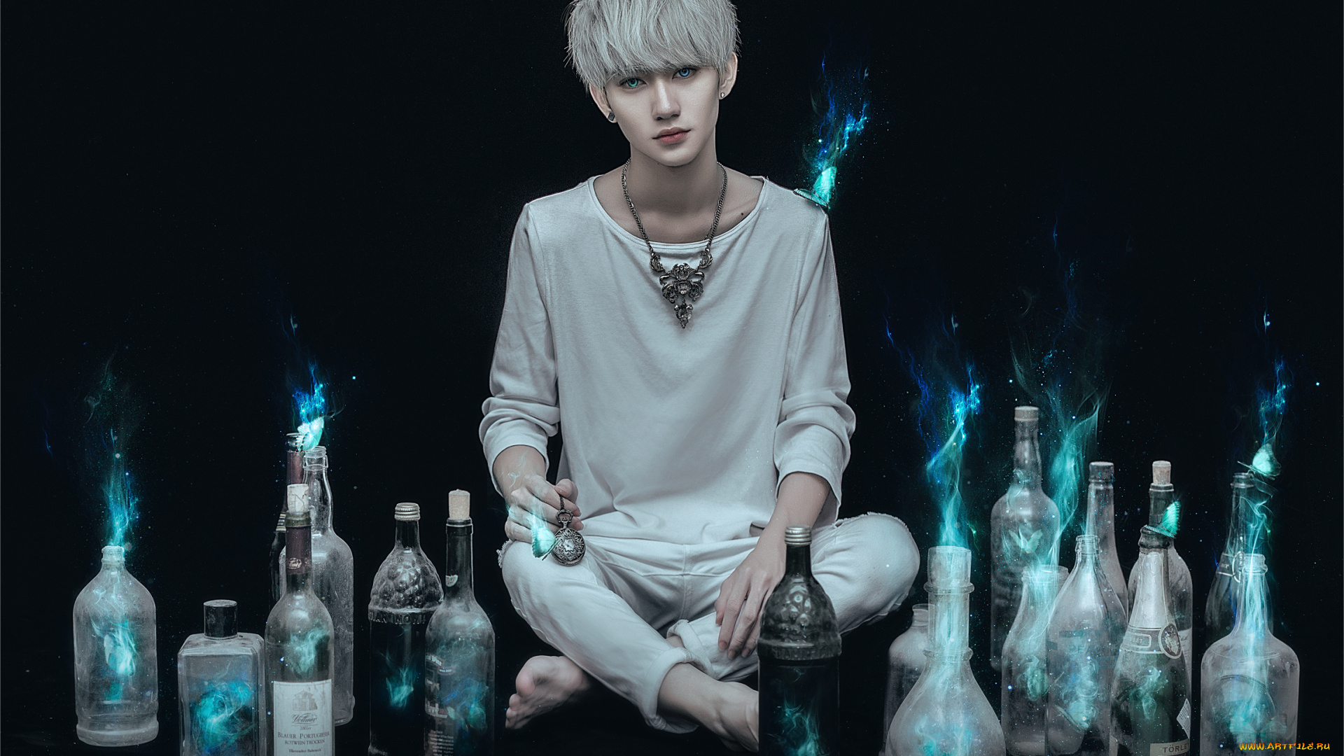 разное, cosplay, , косплей, by, crimson-shad, time, in, the, bottle, jim, croce, парень, бутылки