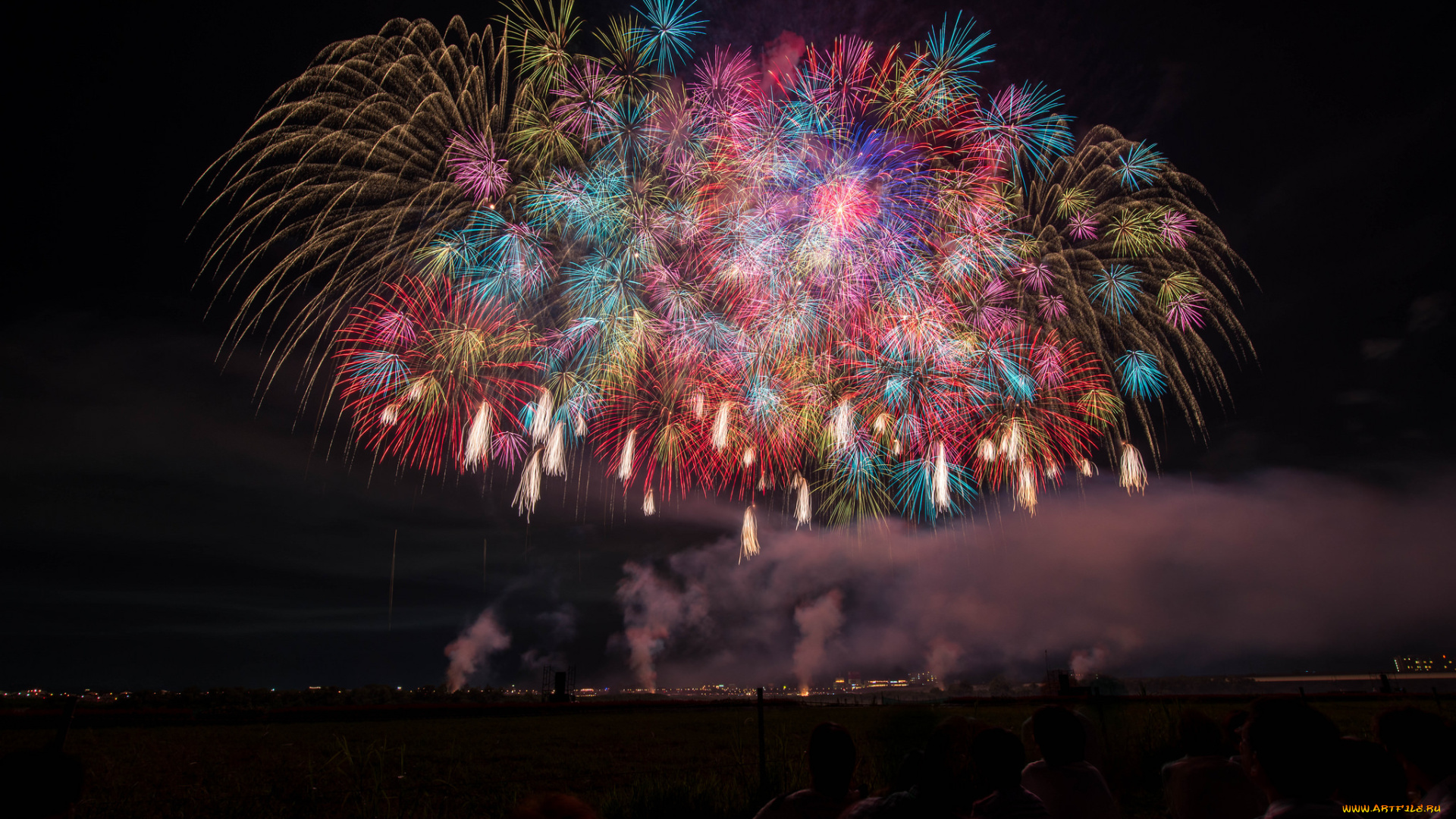 разное, салюты, , фейерверки, фейерверк, ночь