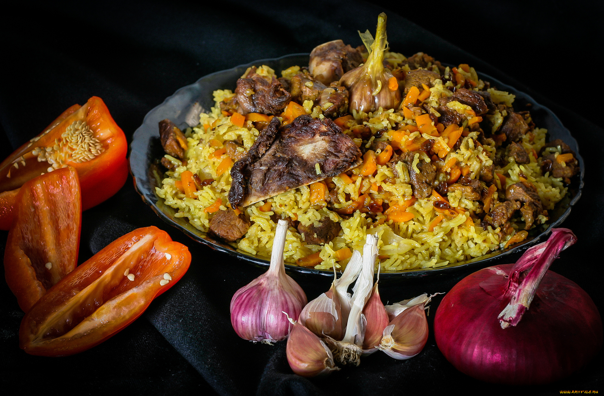 еда, вторые, блюда, плов