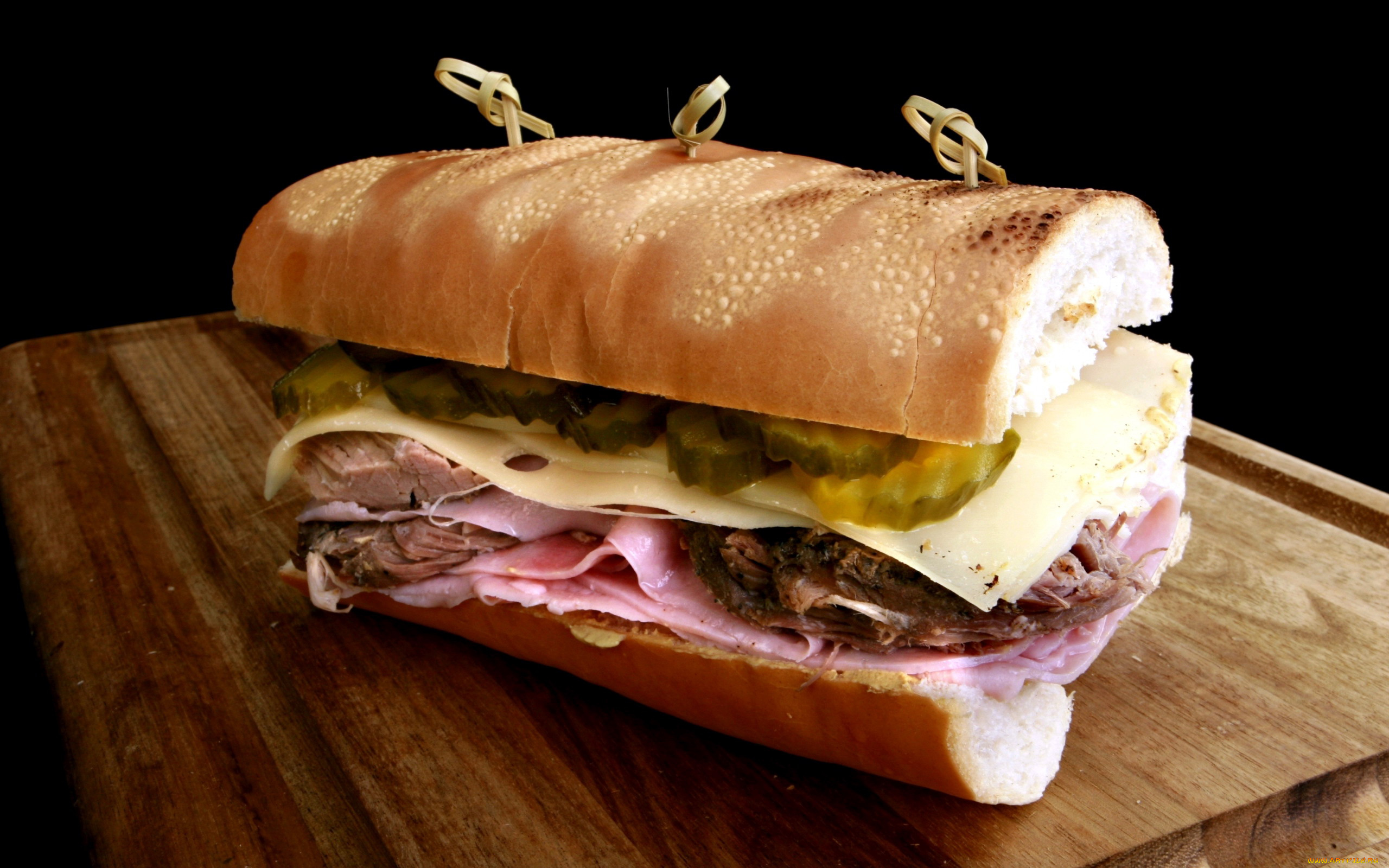 еда, бутерброды, , гамбургеры, , канапе, мясо, колбаса, сыр, огурцы, многослойный