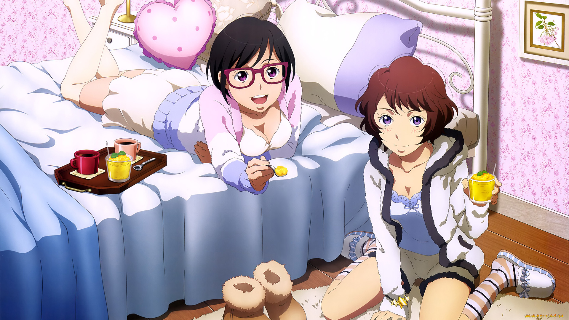 аниме, aldnoah, zero, фон, взгляд, девушка