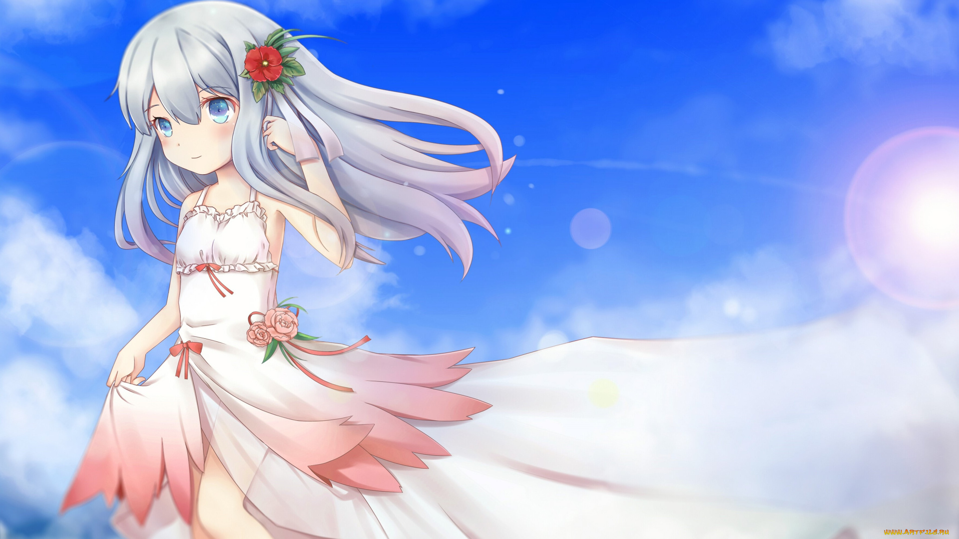 аниме, eromanga-sensei, девушка, фон, взгляд