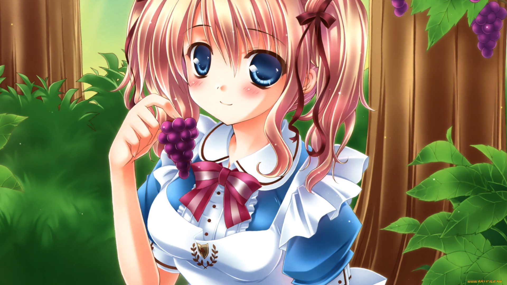 аниме, unknown, , другое, фон, взгляд, девушка