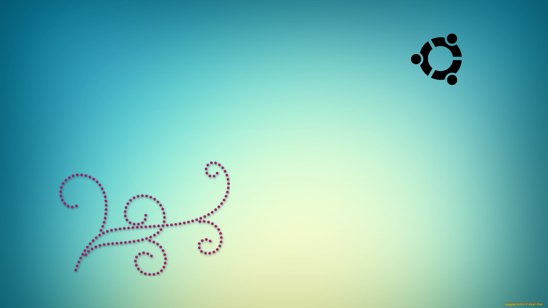 компьютеры, ubuntu, linux, логотип, фон