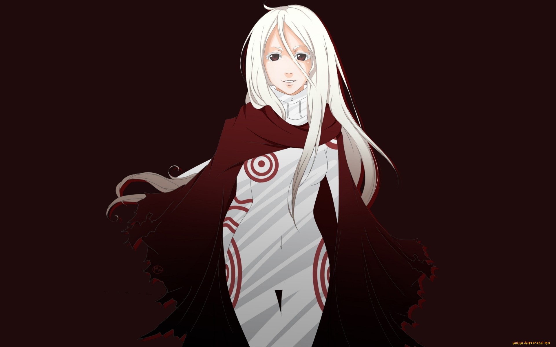 аниме, deadman, wonderland, фон, взгляд, девушка