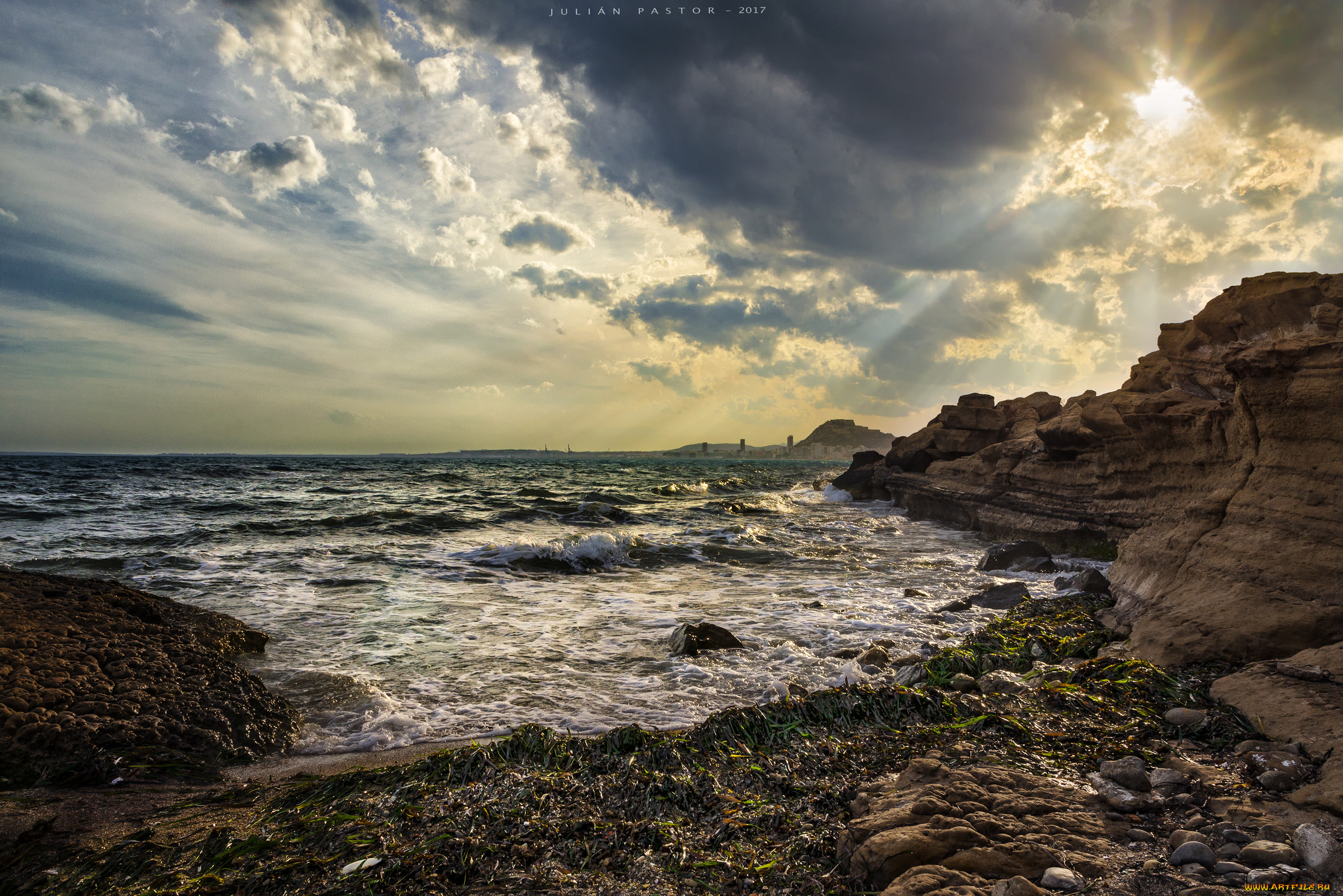 природа, побережье, берег, море