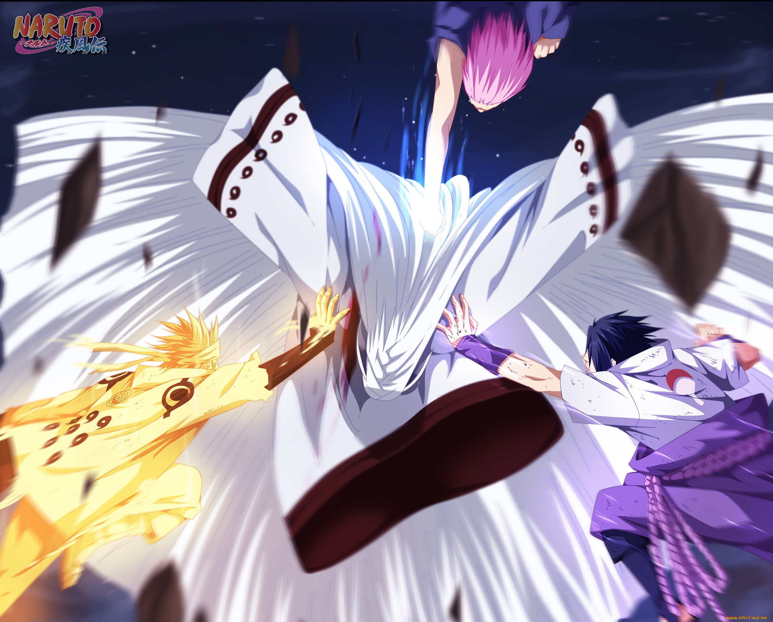 аниме, naruto, сражение