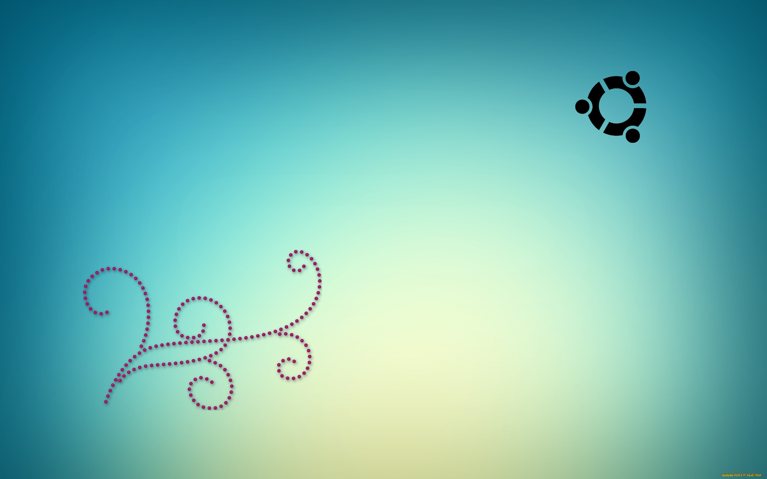 компьютеры, ubuntu, linux, логотип, фон