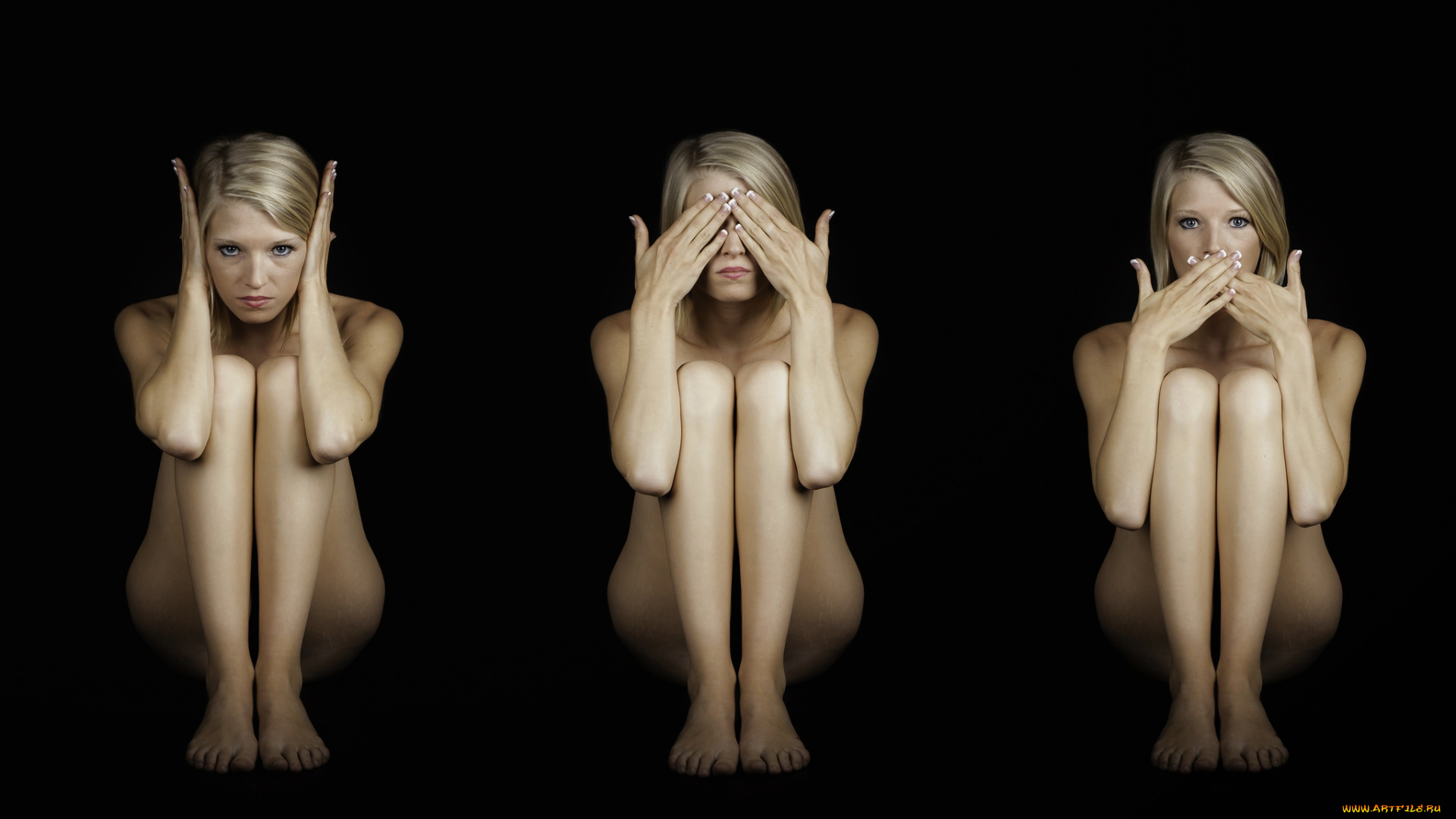 девушки, -unsort, , блондинки, , светловолосые, взгляд, лицо