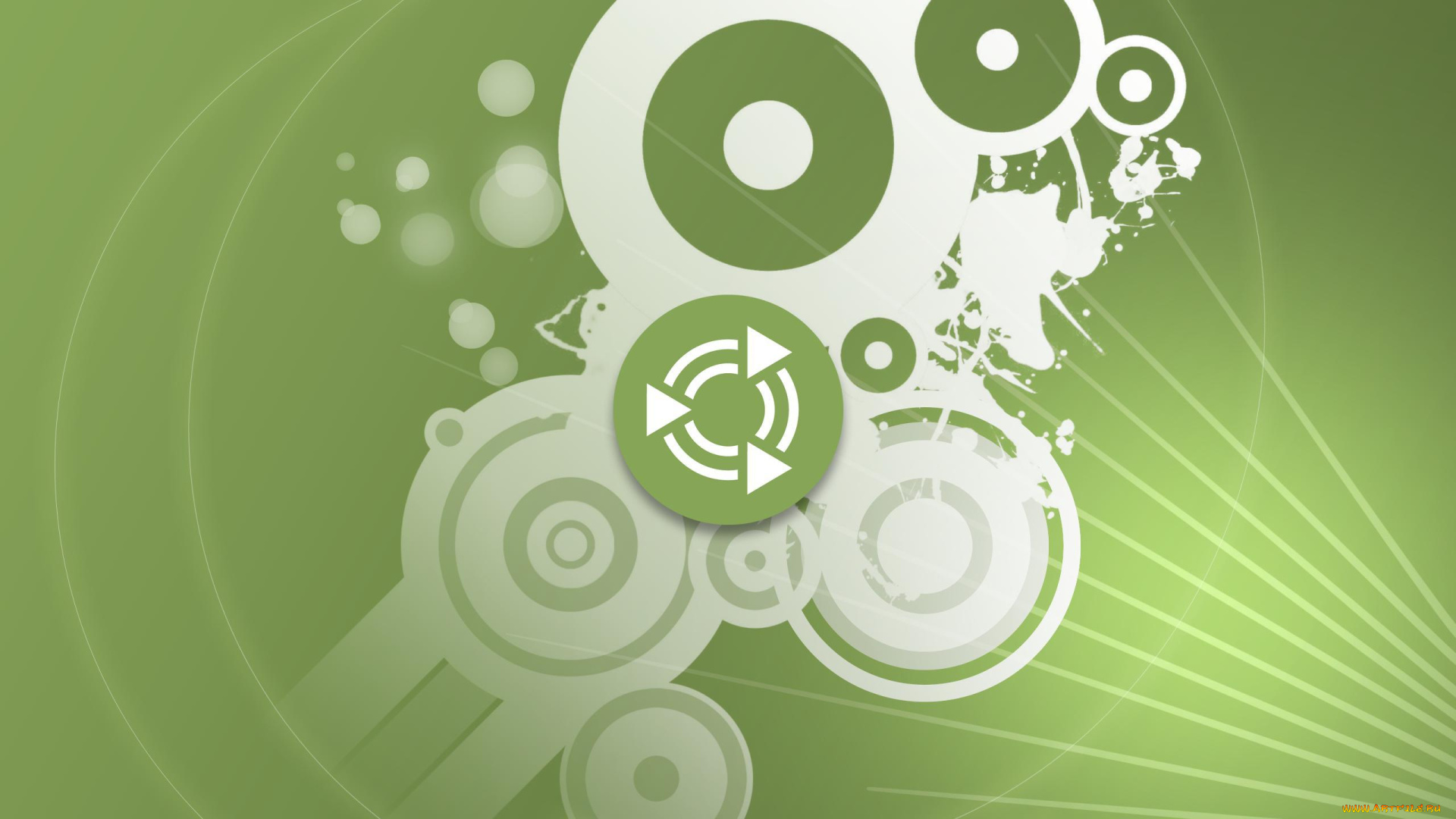 компьютеры, ubuntu, linux, логотип, фон