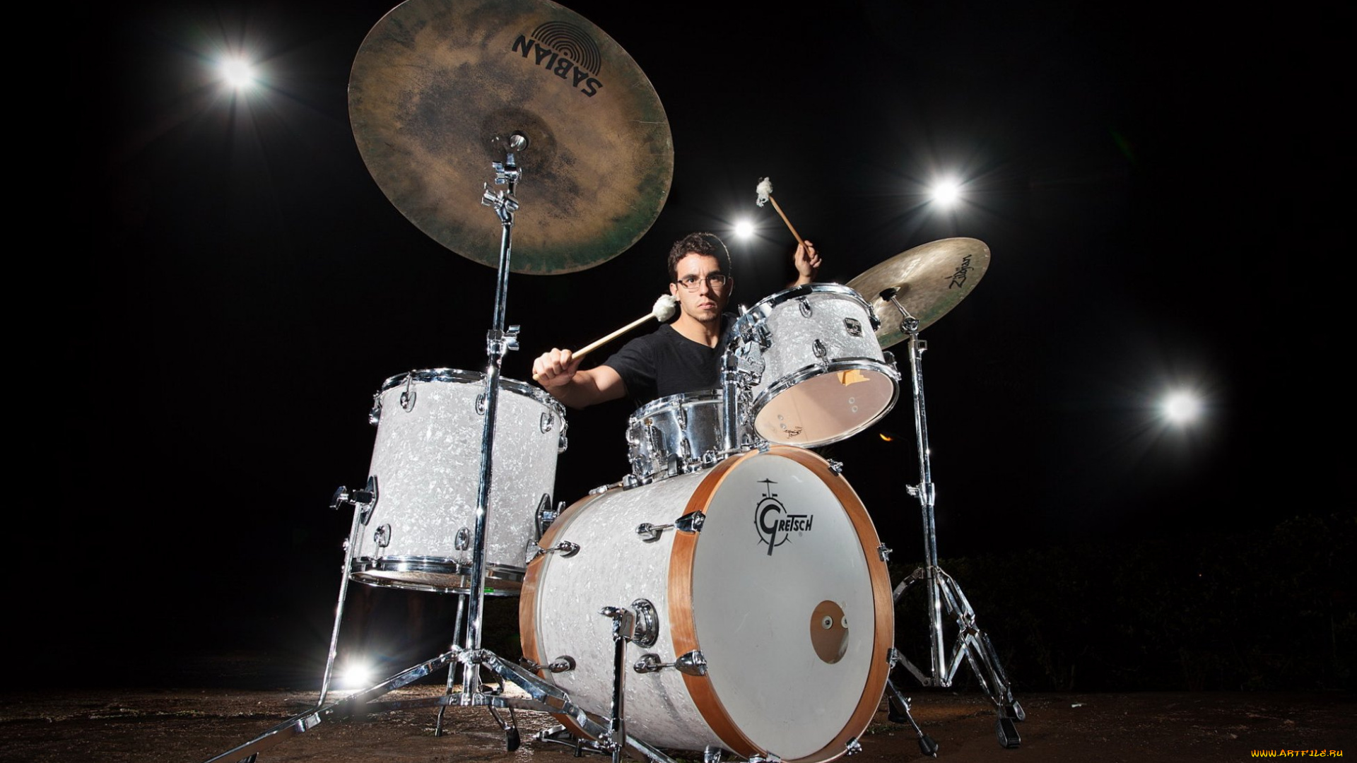 музыка, -другое, музыкант, мужчина, барабан