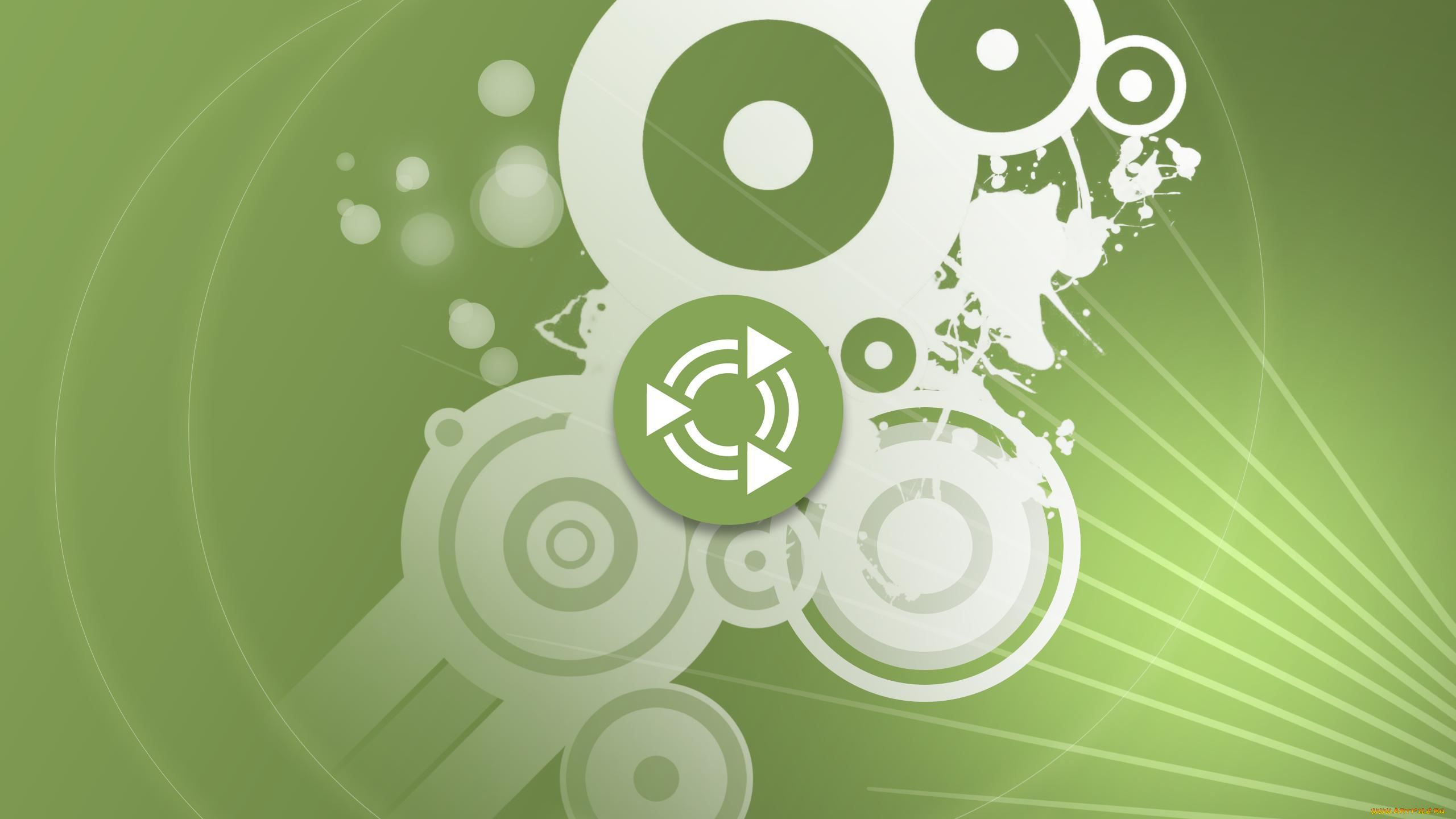 компьютеры, ubuntu, linux, логотип, фон