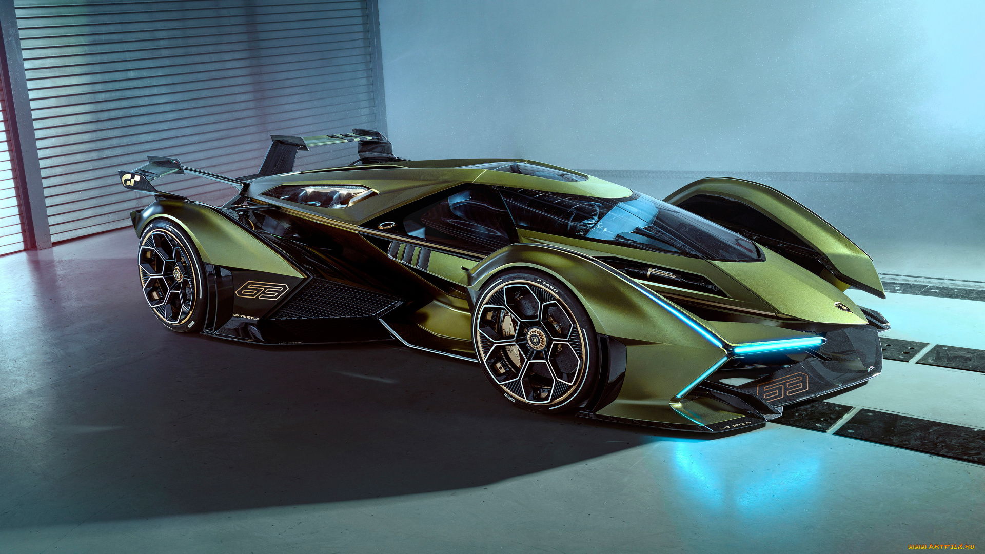 lamborghini, v12, vision, gran, turismo, 2020, автомобили, lamborghini, v12, vision, gran, turismo, 2020, крутой, футуристический, гиперкар, из, италии
