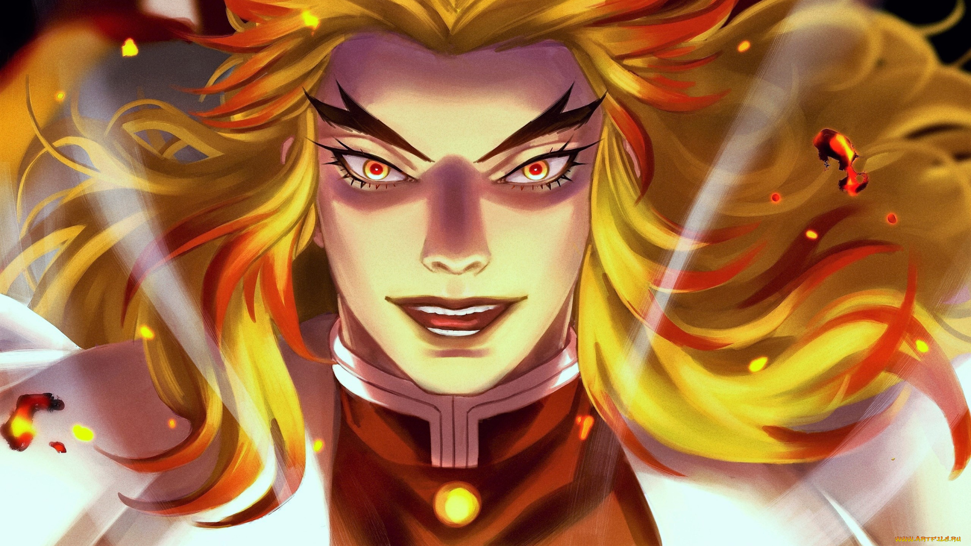 аниме, demon, slayer, , kimetsu, no, yaiba, лицо