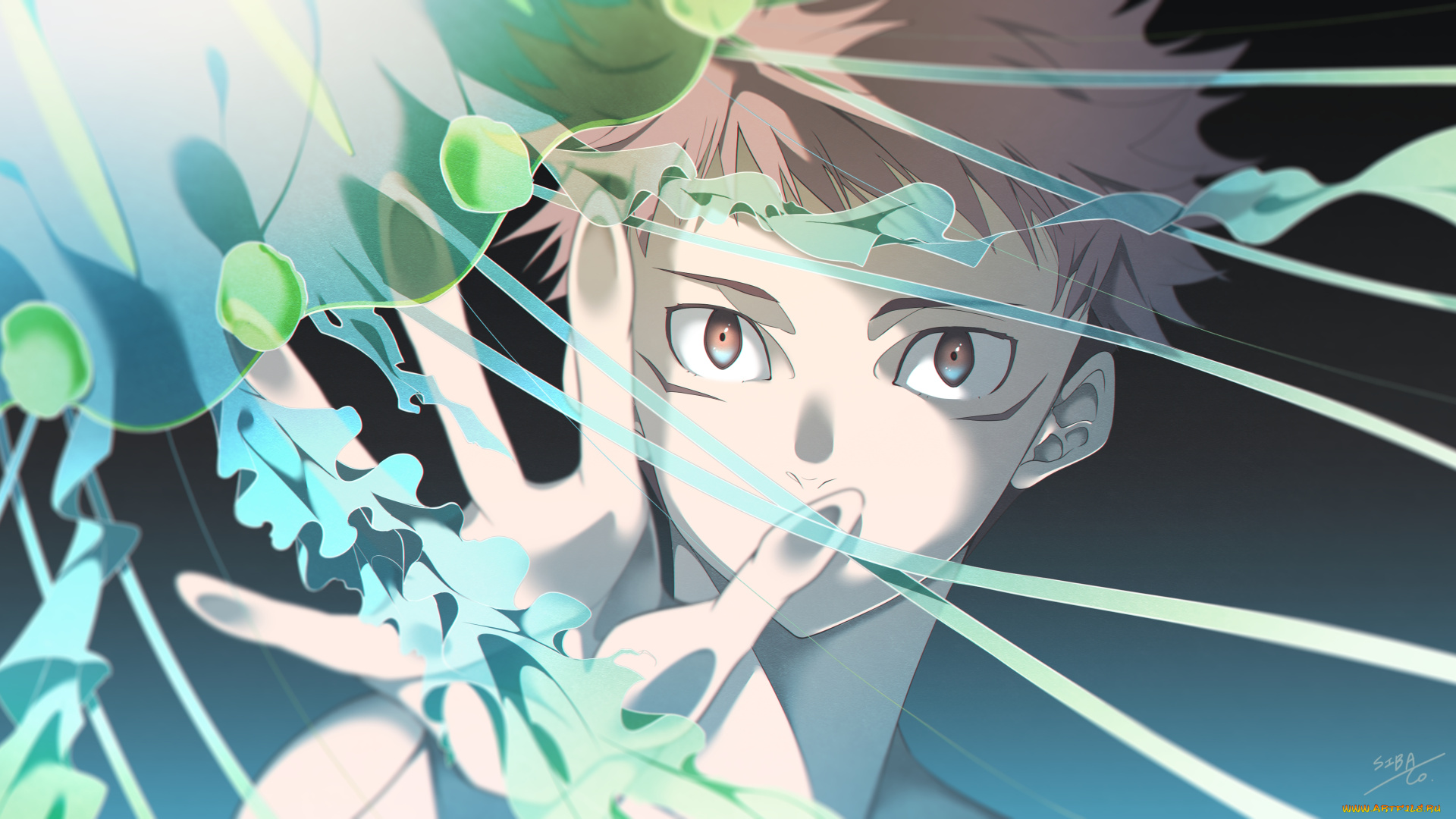 аниме, jujutsu, kaisen, магическая, битва