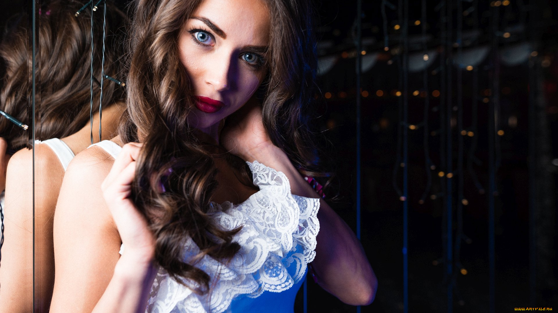 девушки, -, брюнетки, , шатенки, golden, girls, ночной, клуб, модель