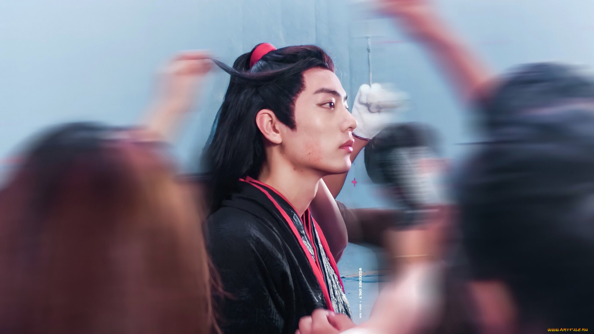 мужчины, xiao, zhan, сяо, джань, костюм, люди