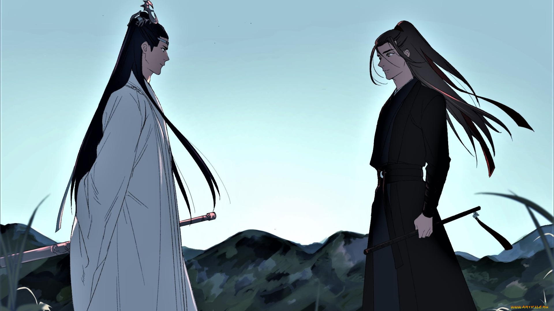 рисованное, кино, , мультфильмы, вэй, усянь, лань, ванцзы