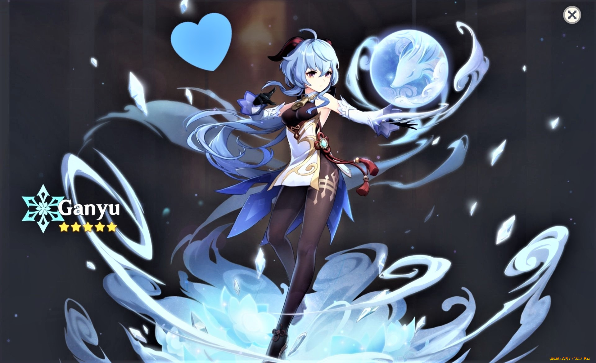 аниме, genshin, impact, девушка, магия