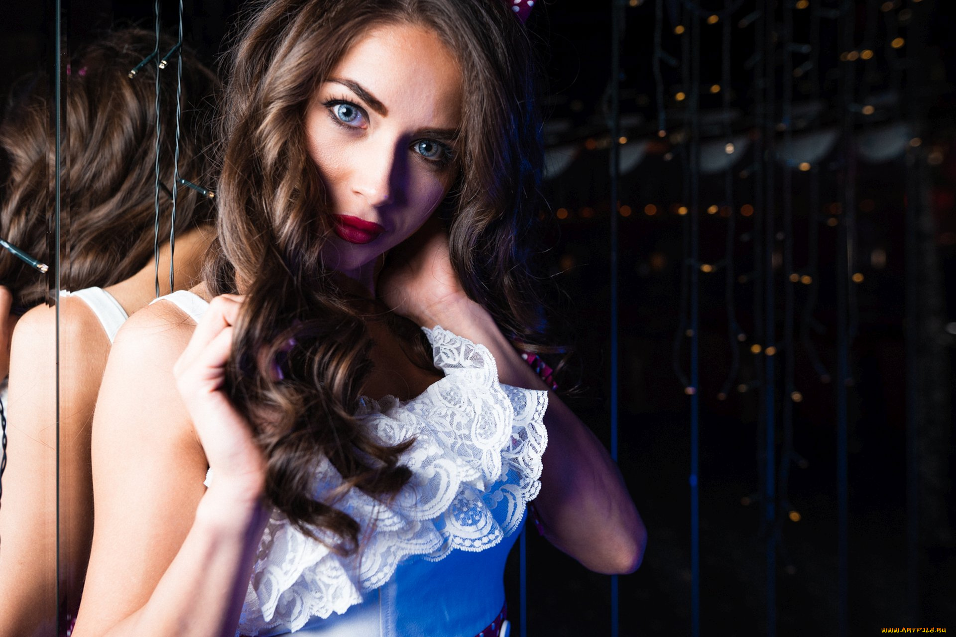 девушки, -, брюнетки, , шатенки, golden, girls, ночной, клуб, модель