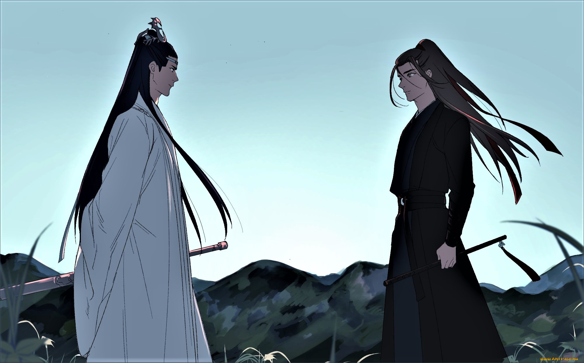 рисованное, кино, , мультфильмы, вэй, усянь, лань, ванцзы