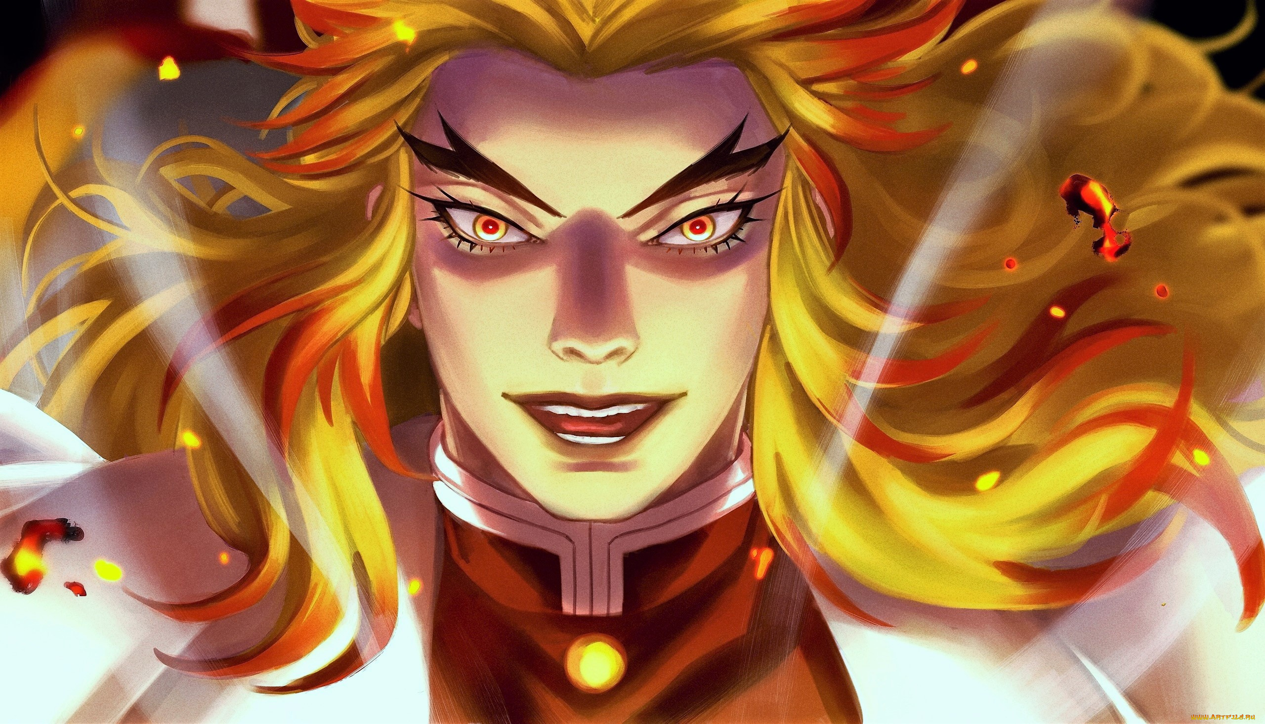 аниме, demon, slayer, , kimetsu, no, yaiba, лицо