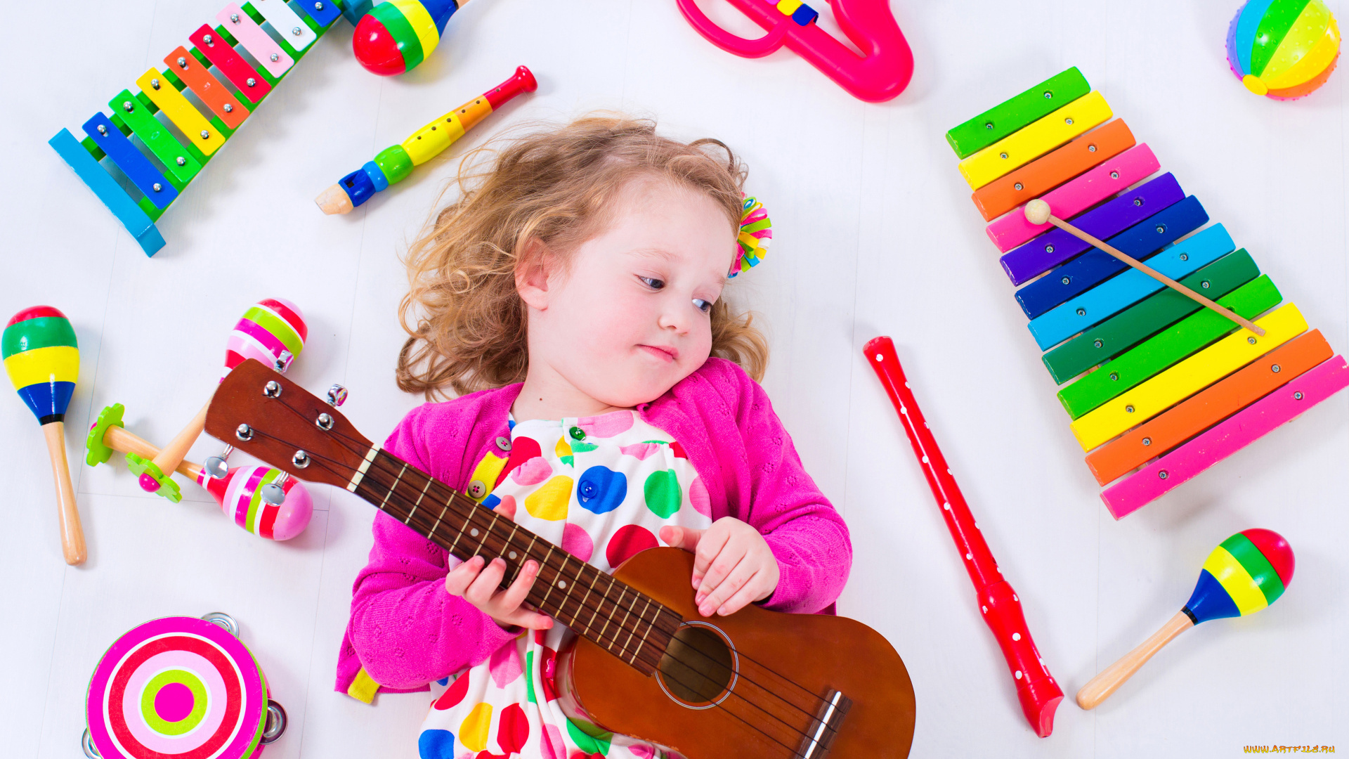 музыка, -другое, девочка, инструменты