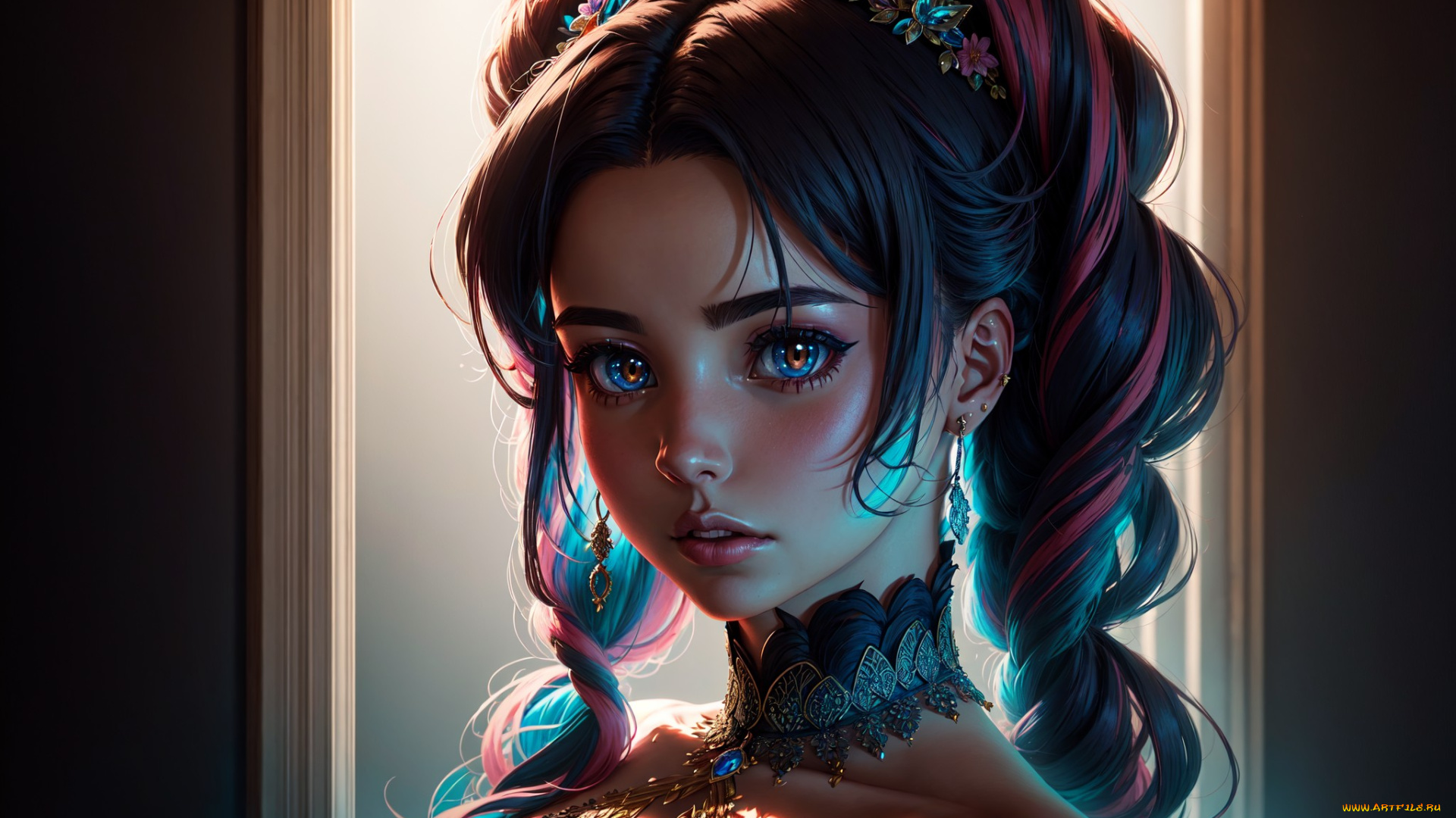 фэнтези, девушки, нейросети, графика, нейроарт, ai, art, нейронные, сети, рисунки, нейро, искусство