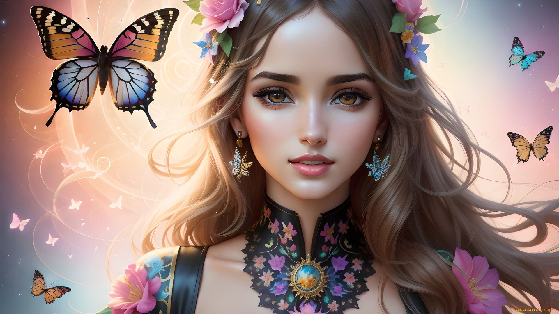 фэнтези, девушки, нейросети, графика, нейроарт, ai, art, нейронные, сети, рисунки, нейро, искусство