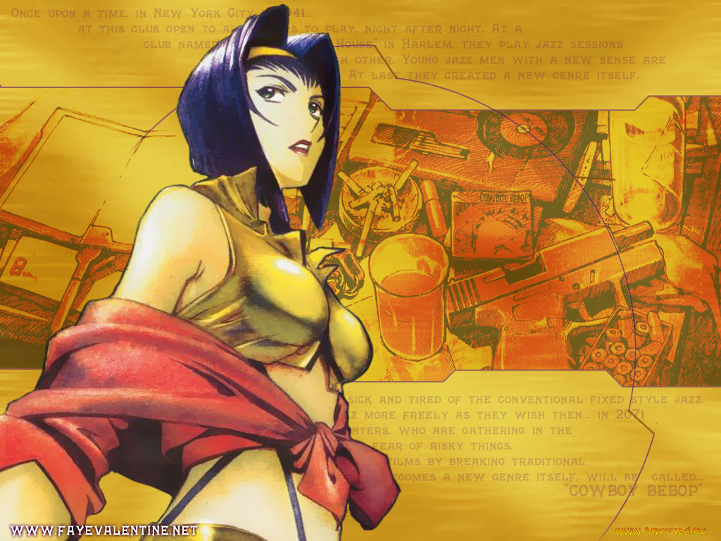 аниме, cowboy, bebop