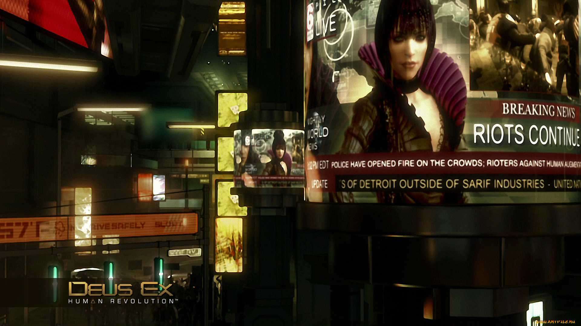 deus, ex, human, revolution, видео, игры