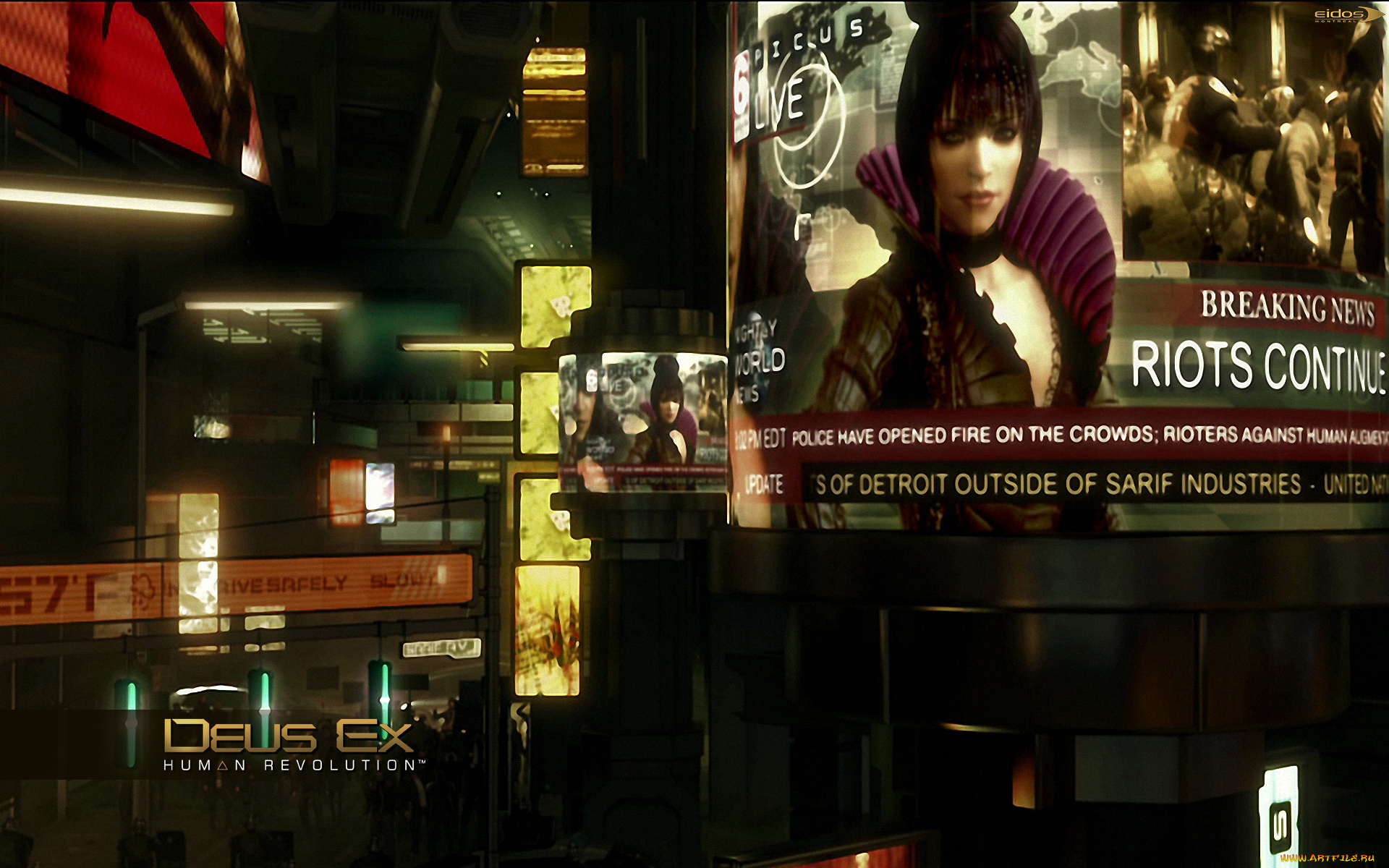 deus, ex, human, revolution, видео, игры