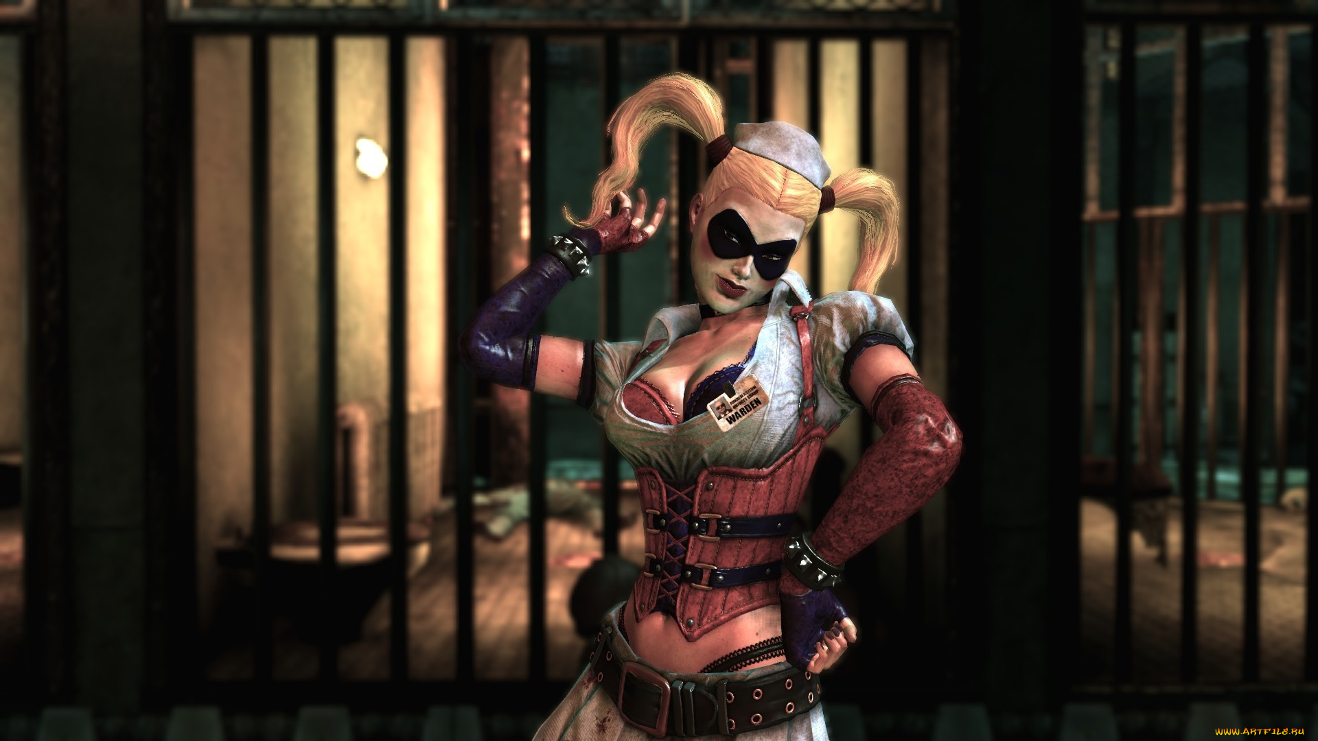 batman, arkham, asylum, видео, игры, harley, quinn