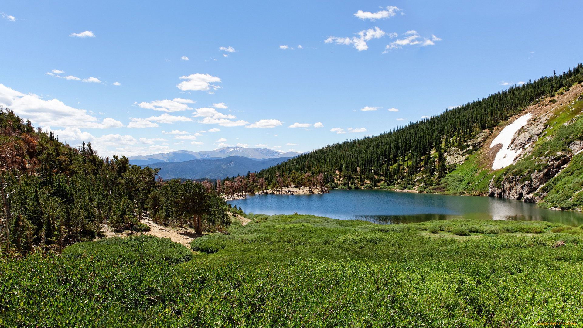 природа, реки, озера, пейзаж, озеро, лес, горы