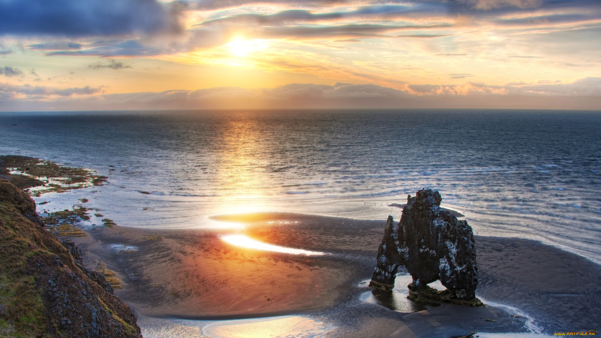 природа, восходы, закаты, море, закат