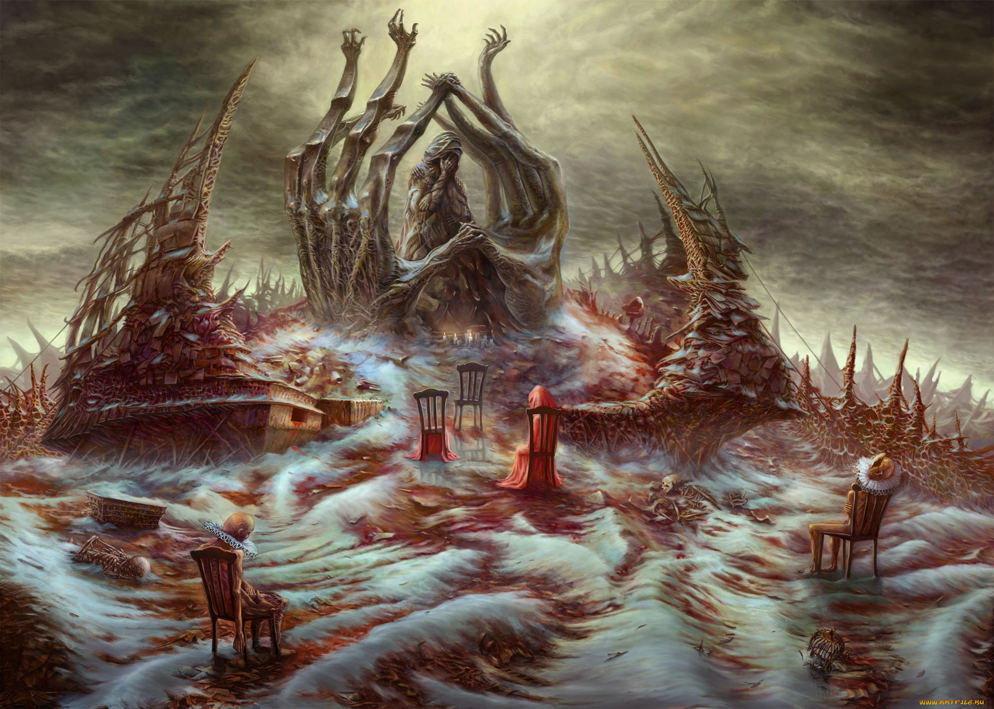 фэнтези, иные, миры, времена, руки, сюрреализм