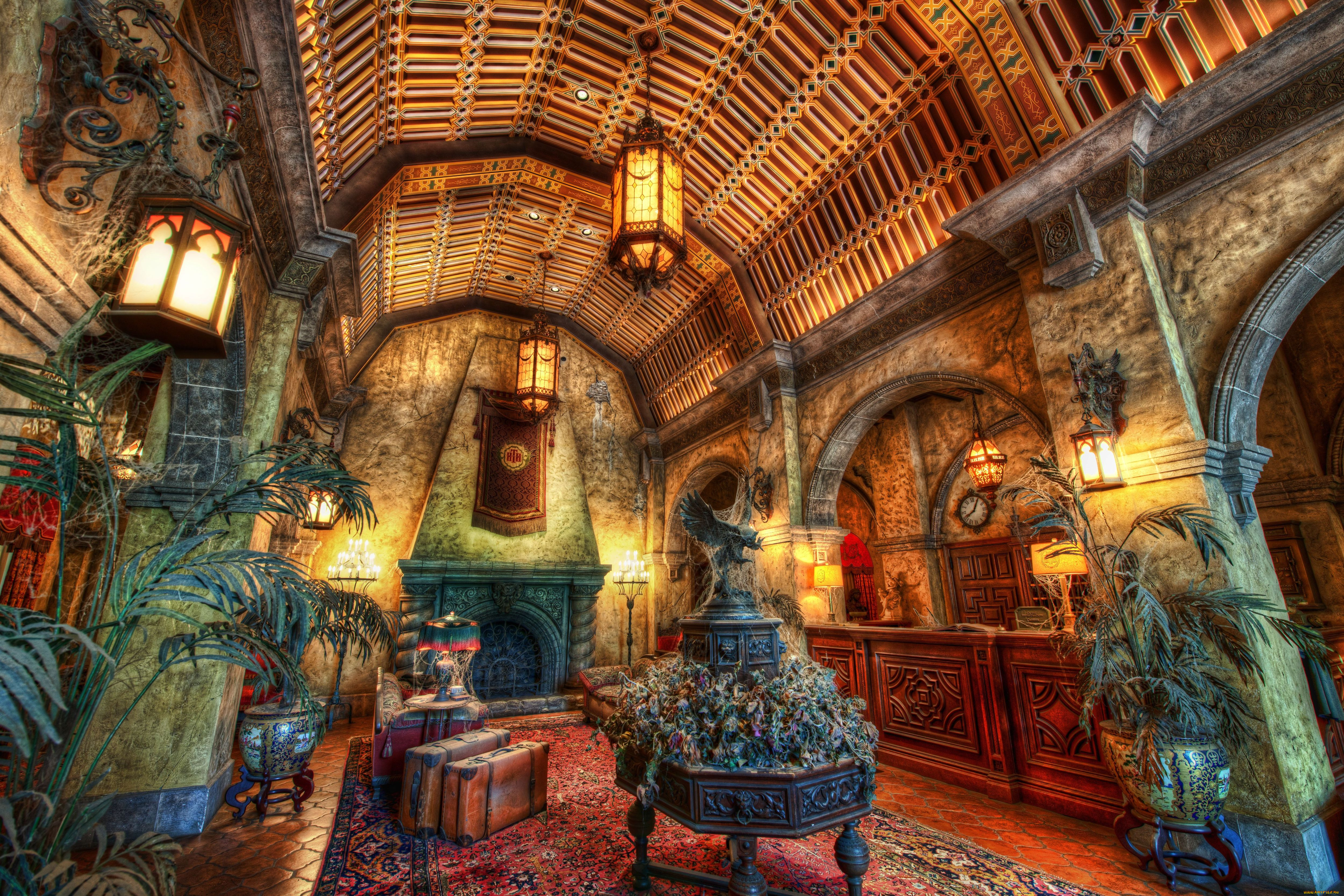 интерьер, кафе, рестораны, отели, disney, world