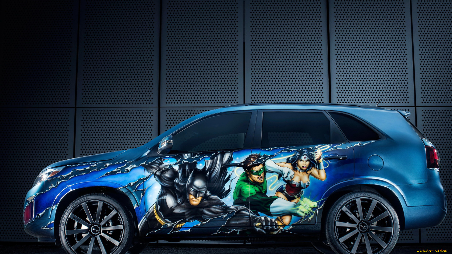 2014, kia, sorento, justice, league, автомобили