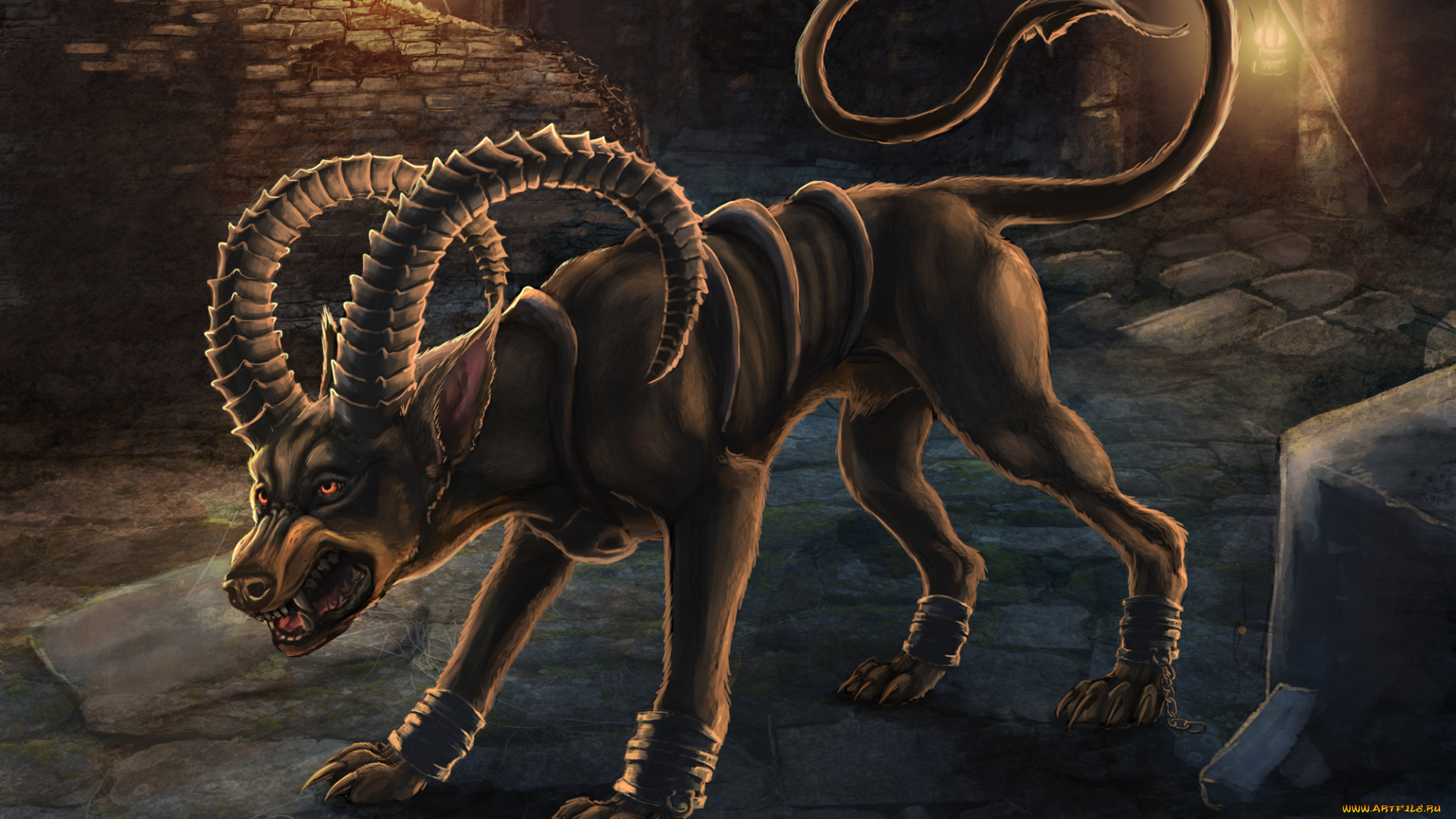 фэнтези, существа, рога