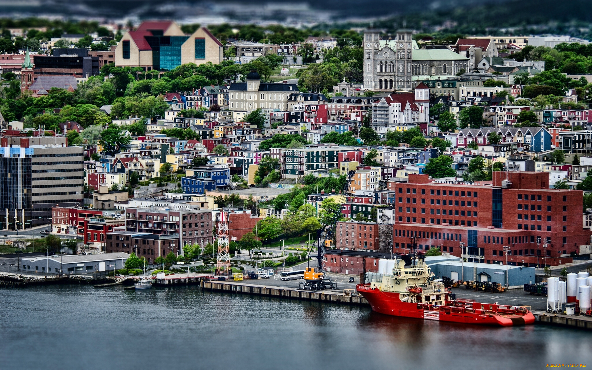 st, john`s, newfoundland, and, labrador, canada, корабли, порты, причалы, сент-джонс, ньюфаундленд, и, лабрадор, канада, порт, буксир