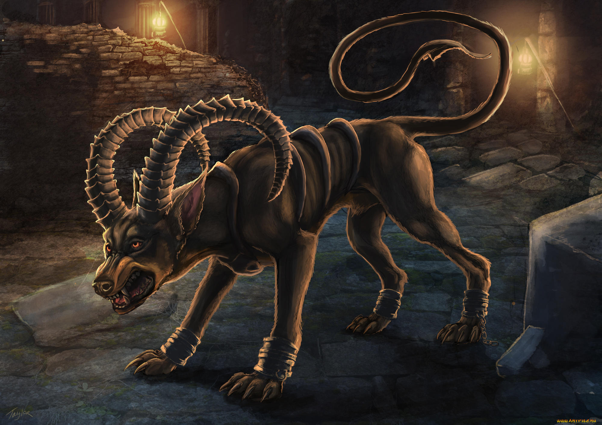 фэнтези, существа, рога