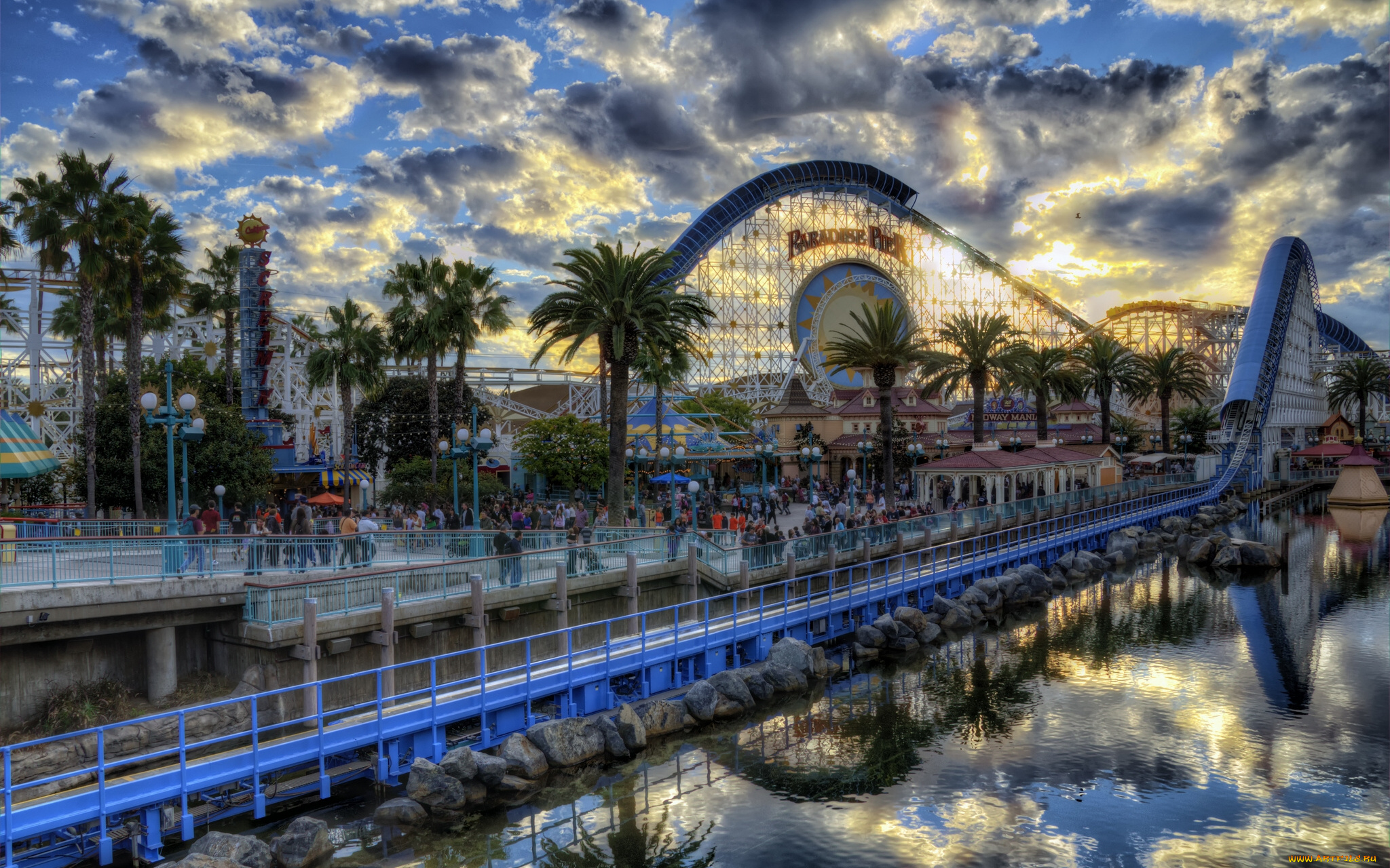 disneyland, resort, california, города, диснейленд, paradise, pier, калифорния, аттракционы