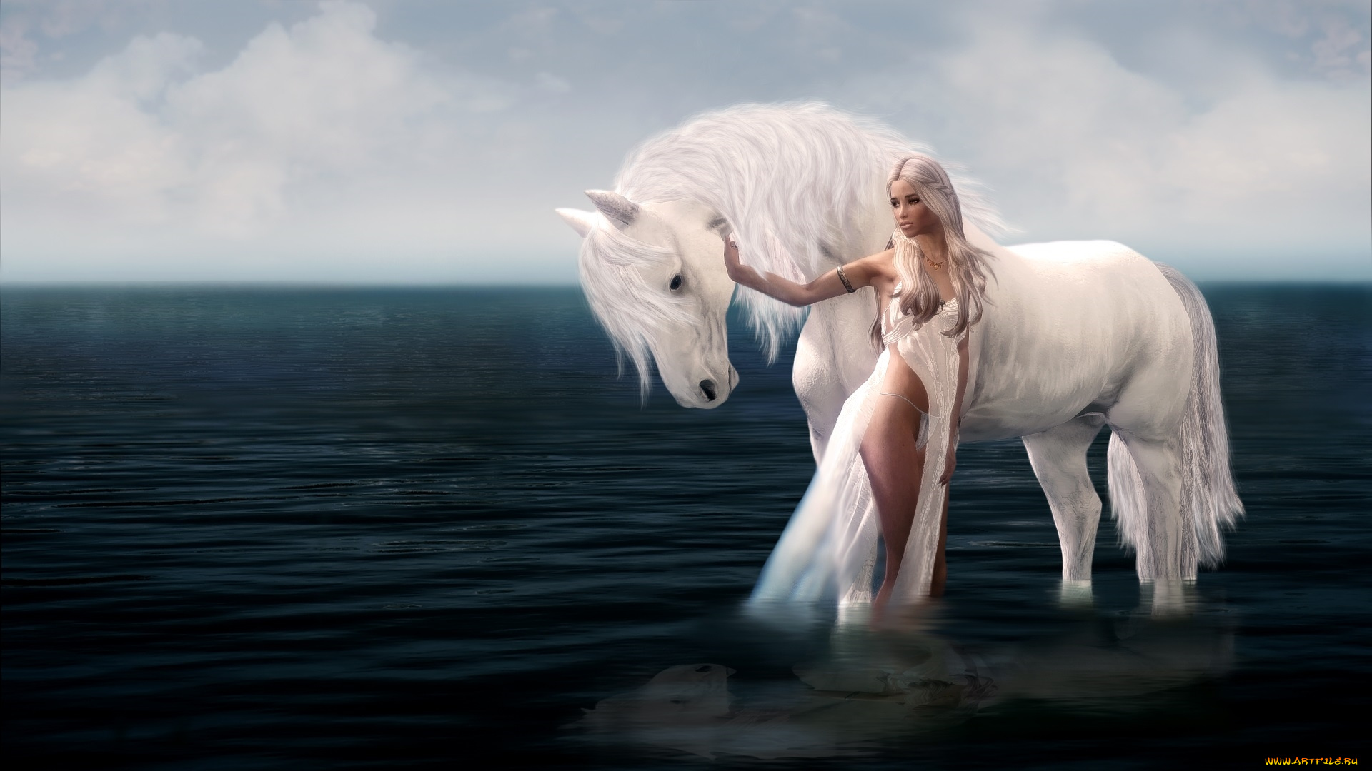 3д, графика, люди, , people, конь