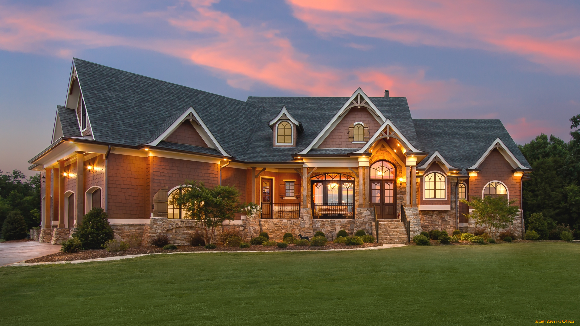 города, -, здания, , дома, особняк