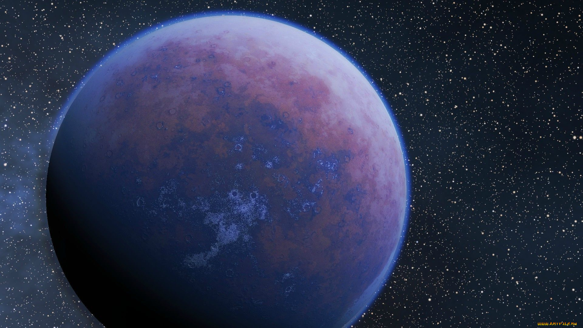 космос, арт, планета